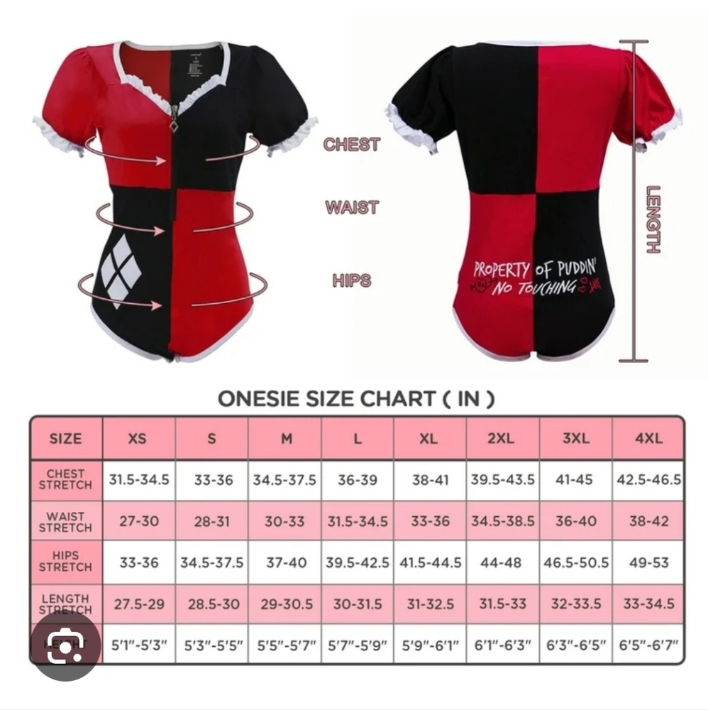 Harley Quinn suicide squad cosplay costume baseball bat onsie pajama Halloween